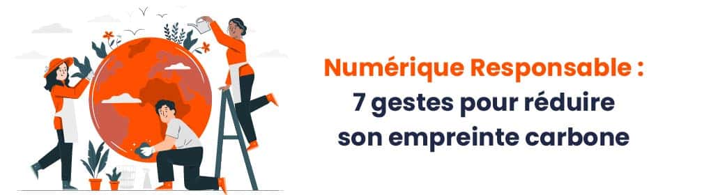 “Je veux être plus écolo, je passe au tout numérique” ! Mauvaise nouvelle, c’est faux…
Nous pensons souvent à tort que le numérique est une solution pour réduire notre empreinte carbone.