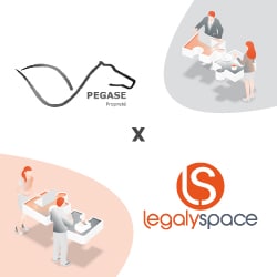 Partenariat Pegase avec LegalySpace